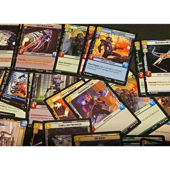 Lot Of 200+ Star Wars Unlimited TCG Cards - Picture 2 of 3